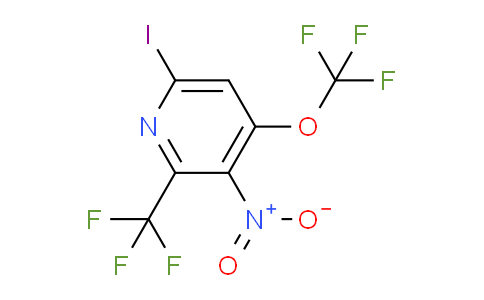 6-Iodo-3-nitro-4-(trifluoromethoxy)-2-(trifluoromethyl)pyridine