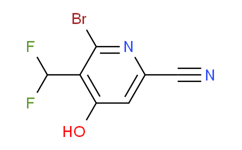 AM15467 | 1805437-86-8 | 2-Bromo-6-cyano-3-(difluoromethyl)-4-hydroxypyridine