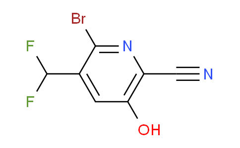 AM15468 | 1806840-84-5 | 2-Bromo-6-cyano-3-(difluoromethyl)-5-hydroxypyridine