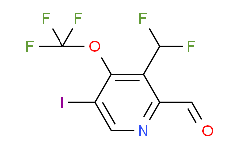 AM154697 | 1805111-77-6 | 3-(Difluoromethyl)-5-iodo-4-(trifluoromethoxy)pyridine-2-carboxaldehyde