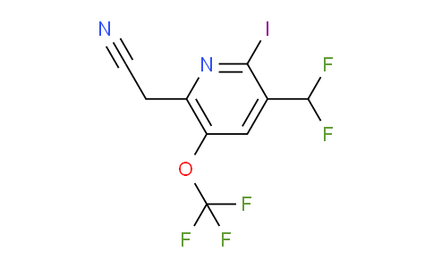 AM154752 | 1804859-07-1 | 3-(Difluoromethyl)-2-iodo-5-(trifluoromethoxy)pyridine-6-acetonitrile
