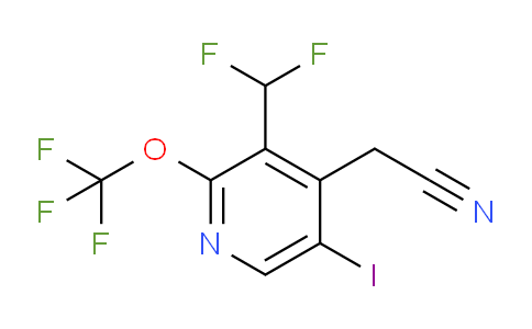 AM154758 | 1805103-12-1 | 3-(Difluoromethyl)-5-iodo-2-(trifluoromethoxy)pyridine-4-acetonitrile