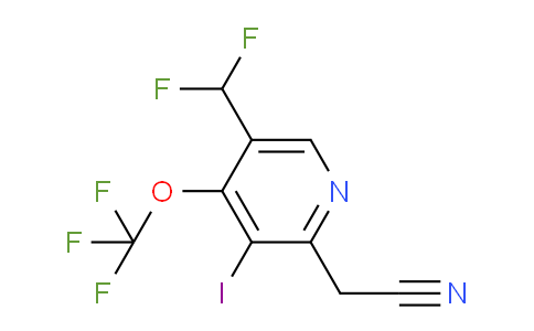AM154760 | 1804764-15-5 | 5-(Difluoromethyl)-3-iodo-4-(trifluoromethoxy)pyridine-2-acetonitrile