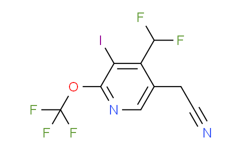AM154766 | 1804859-27-5 | 4-(Difluoromethyl)-3-iodo-2-(trifluoromethoxy)pyridine-5-acetonitrile