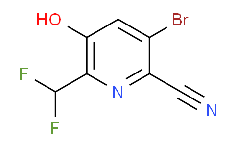 3-Bromo-2-cyano-6-(difluoromethyl)-5-hydroxypyridine