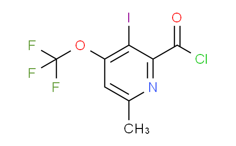 AM154800 | 1804776-31-5 | 3-Iodo-6-methyl-4-(trifluoromethoxy)pyridine-2-carbonyl chloride