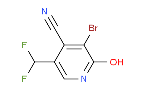 3-Bromo-4-cyano-5-(difluoromethyl)-2-hydroxypyridine