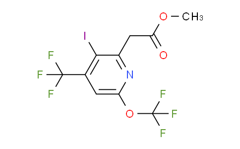AM154810 | 1806184-34-8 | Methyl 3-iodo-6-(trifluoromethoxy)-4-(trifluoromethyl)pyridine-2-acetate