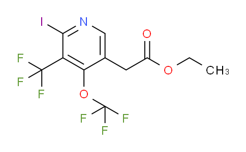 AM154820 | 1804743-25-6 | Ethyl 2-iodo-4-(trifluoromethoxy)-3-(trifluoromethyl)pyridine-5-acetate