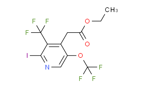 AM154827 | 1804351-92-5 | Ethyl 2-iodo-5-(trifluoromethoxy)-3-(trifluoromethyl)pyridine-4-acetate