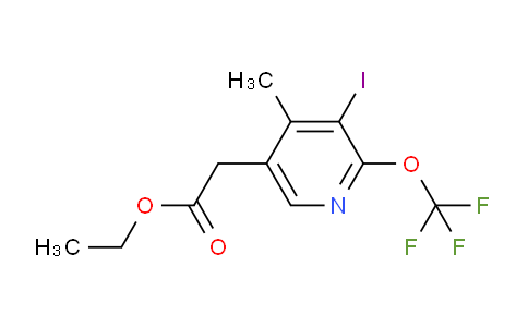 AM154840 | 1804481-79-5 | Ethyl 3-iodo-4-methyl-2-(trifluoromethoxy)pyridine-5-acetate