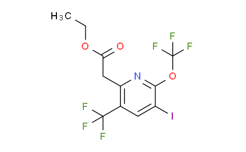 AM154842 | 1804804-20-3 | Ethyl 3-iodo-2-(trifluoromethoxy)-5-(trifluoromethyl)pyridine-6-acetate