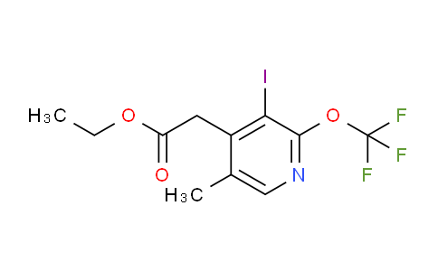 AM154849 | 1804346-46-0 | Ethyl 3-iodo-5-methyl-2-(trifluoromethoxy)pyridine-4-acetate