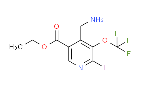 AM154859 | 1804353-69-2 | Ethyl 4-(aminomethyl)-2-iodo-3-(trifluoromethoxy)pyridine-5-carboxylate