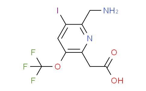 AM154876 | 1804777-89-6 | 2-(Aminomethyl)-3-iodo-5-(trifluoromethoxy)pyridine-6-acetic acid