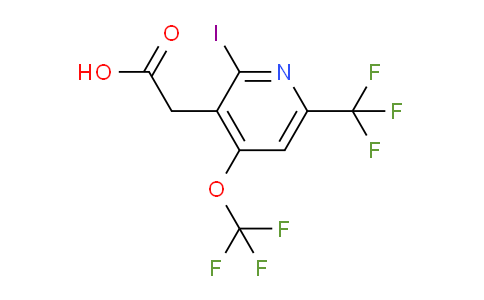 AM154896 | 1804351-75-4 | 2-Iodo-4-(trifluoromethoxy)-6-(trifluoromethyl)pyridine-3-acetic acid