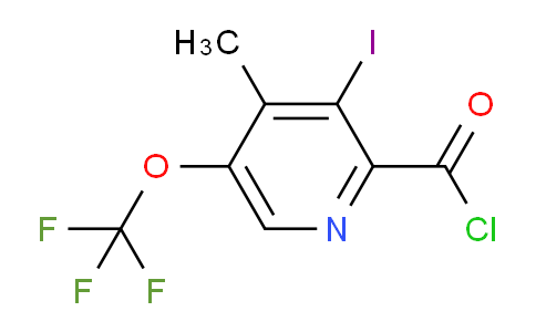 AM154906 | 1806735-99-8 | 3-Iodo-4-methyl-5-(trifluoromethoxy)pyridine-2-carbonyl chloride