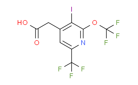 AM154914 | 1804742-69-5 | 3-Iodo-2-(trifluoromethoxy)-6-(trifluoromethyl)pyridine-4-acetic acid