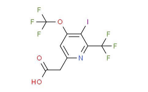 AM154915 | 1805109-53-8 | 3-Iodo-4-(trifluoromethoxy)-2-(trifluoromethyl)pyridine-6-acetic acid