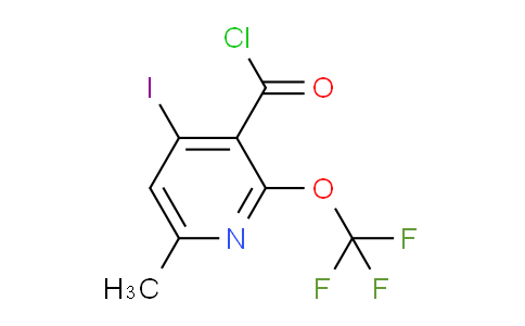 4-Iodo-6-methyl-2-(trifluoromethoxy)pyridine-3-carbonyl chloride