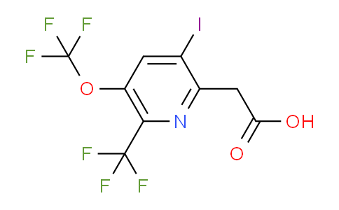 3-Iodo-5-(trifluoromethoxy)-6-(trifluoromethyl)pyridine-2-acetic acid
