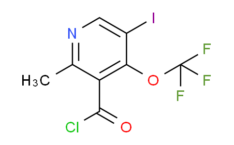 5-Iodo-2-methyl-4-(trifluoromethoxy)pyridine-3-carbonyl chloride