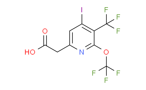 AM154923 | 1804803-41-5 | 4-Iodo-2-(trifluoromethoxy)-3-(trifluoromethyl)pyridine-6-acetic acid