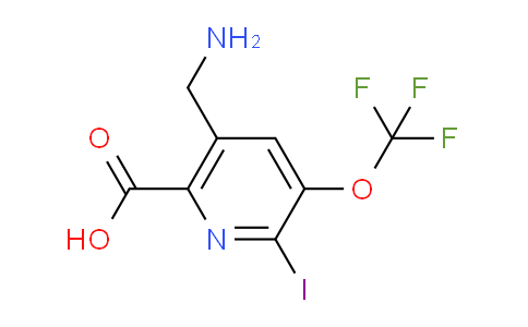 AM154932 | 1804739-29-4 | 5-(Aminomethyl)-2-iodo-3-(trifluoromethoxy)pyridine-6-carboxylic acid