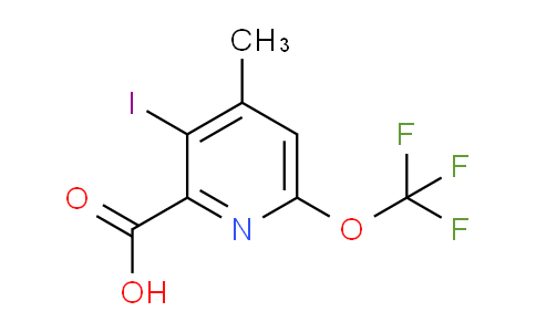 3-Iodo-4-methyl-6-(trifluoromethoxy)pyridine-2-carboxylic acid