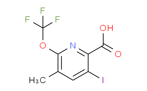 3-Iodo-5-methyl-6-(trifluoromethoxy)pyridine-2-carboxylic acid