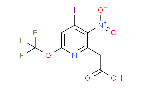 4-Iodo-3-nitro-6-(trifluoromethoxy)pyridine-2-acetic acid