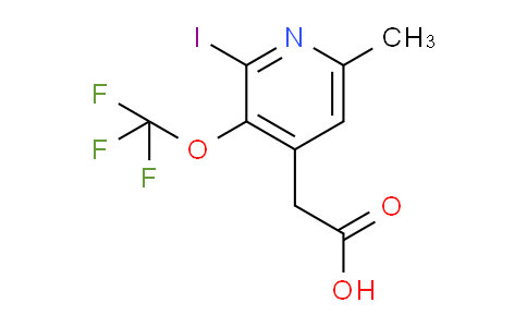 AM154996 | 1804773-57-6 | 2-Iodo-6-methyl-3-(trifluoromethoxy)pyridine-4-acetic acid