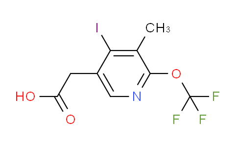 AM155047 | 1804837-12-4 | 4-Iodo-3-methyl-2-(trifluoromethoxy)pyridine-5-acetic acid