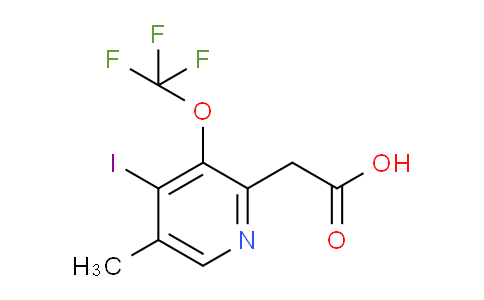 AM155049 | 1804344-58-8 | 4-Iodo-5-methyl-3-(trifluoromethoxy)pyridine-2-acetic acid