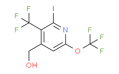 AM155079 | 1806749-57-4 | 2-Iodo-6-(trifluoromethoxy)-3-(trifluoromethyl)pyridine-4-methanol