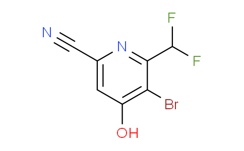 AM15508 | 1806993-55-4 | 3-Bromo-6-cyano-2-(difluoromethyl)-4-hydroxypyridine