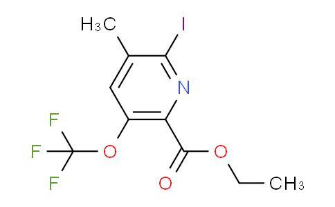 AM155082 | 1804773-46-3 | Ethyl 2-iodo-3-methyl-5-(trifluoromethoxy)pyridine-6-carboxylate