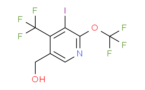 AM155085 | 1806139-27-4 | 3-Iodo-2-(trifluoromethoxy)-4-(trifluoromethyl)pyridine-5-methanol