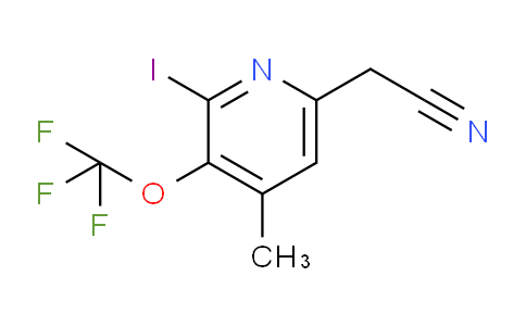 AM155093 | 1806741-28-5 | 2-Iodo-4-methyl-3-(trifluoromethoxy)pyridine-6-acetonitrile