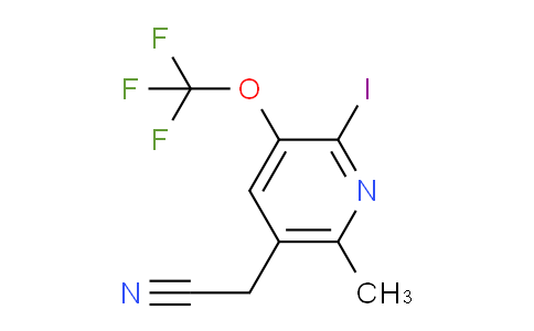 AM155102 | 1804350-27-3 | 2-Iodo-6-methyl-3-(trifluoromethoxy)pyridine-5-acetonitrile