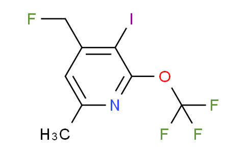 4-(Fluoromethyl)-3-iodo-6-methyl-2-(trifluoromethoxy)pyridine