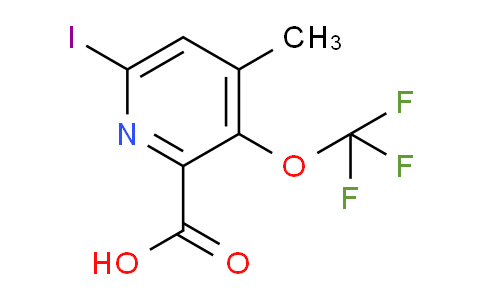 6-Iodo-4-methyl-3-(trifluoromethoxy)pyridine-2-carboxylic acid
