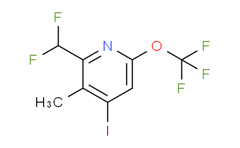 2-(Difluoromethyl)-4-iodo-3-methyl-6-(trifluoromethoxy)pyridine