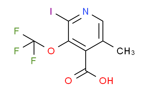 2-Iodo-5-methyl-3-(trifluoromethoxy)pyridine-4-carboxylic acid