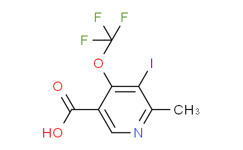 AM155122 | 1804836-26-7 | 3-Iodo-2-methyl-4-(trifluoromethoxy)pyridine-5-carboxylic acid