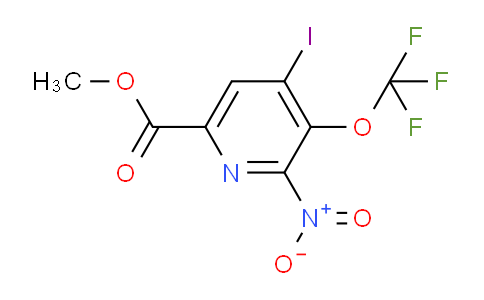 Methyl 4-iodo-2-nitro-3-(trifluoromethoxy)pyridine-6-carboxylate