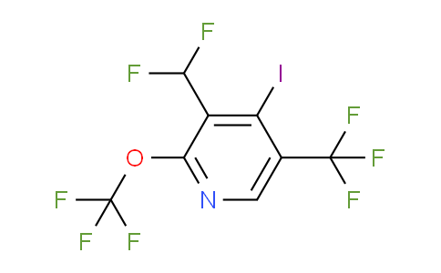 3-(Difluoromethyl)-4-iodo-2-(trifluoromethoxy)-5-(trifluoromethyl)pyridine