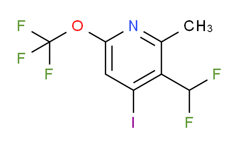 3-(Difluoromethyl)-4-iodo-2-methyl-6-(trifluoromethoxy)pyridine