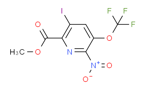 Methyl 5-iodo-2-nitro-3-(trifluoromethoxy)pyridine-6-carboxylate