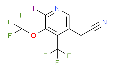 AM155164 | 1804920-94-2 | 2-Iodo-3-(trifluoromethoxy)-4-(trifluoromethyl)pyridine-5-acetonitrile